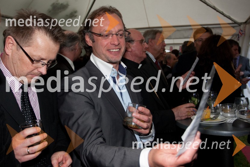 Kevin Morrison, predsednik Britanske gospodarske zbornice v Sloveniji (BCCS)Sprejem veleposlaništva Velike Britanije ob rojstnem dnevu britanske kraljice 2012