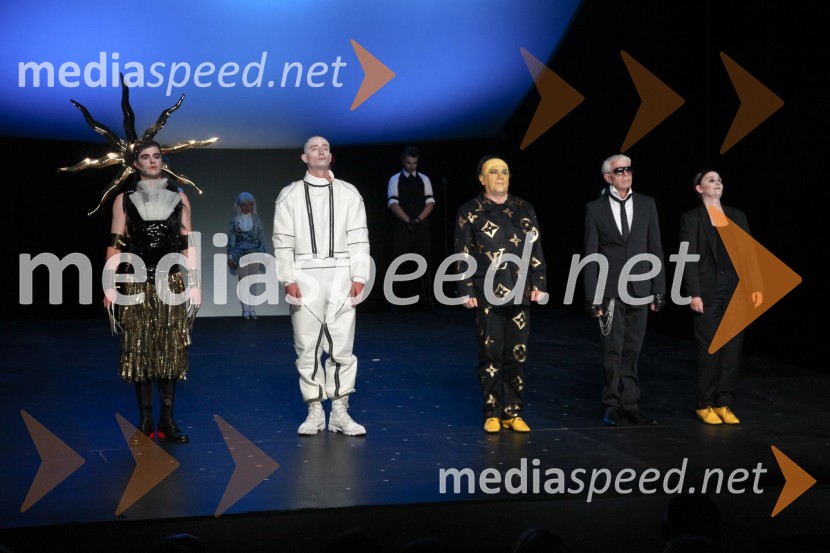 Peter Harl, Blaž Valič, Jože Hrovat, Ivo Barišič, Dušanka Ristić, igralciMaribor 2012 – EPK in SNG Nova Gorica, modno-gledališko–glasbeni spektakel Krojači sveta