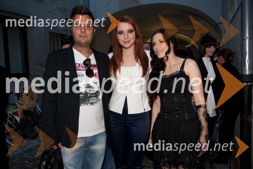 David Morgan, bobnar, Maja Keuc, pevka in Urška Majdič, pevkaSimfonična ekstaza
