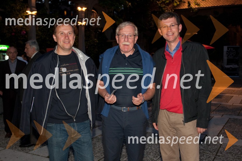 Dušan Šinkovec, Ena A, Andrej Baloh in Martin Logar, direktor družbe Summit AvtoSimfonična ekstaza
