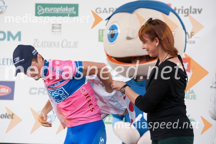 Tomaž Kališnik in Ladeja Godina Košir, direktorica marketinga družbe Delo d.d.Maraton Franja 2012