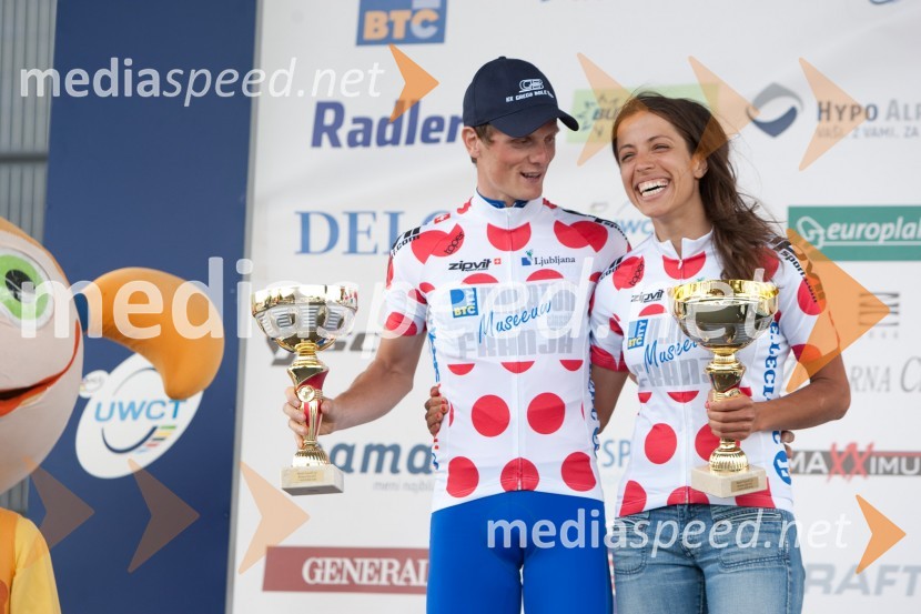 Tomaž Kališnik in Neža FlajsMaraton Franja 2012