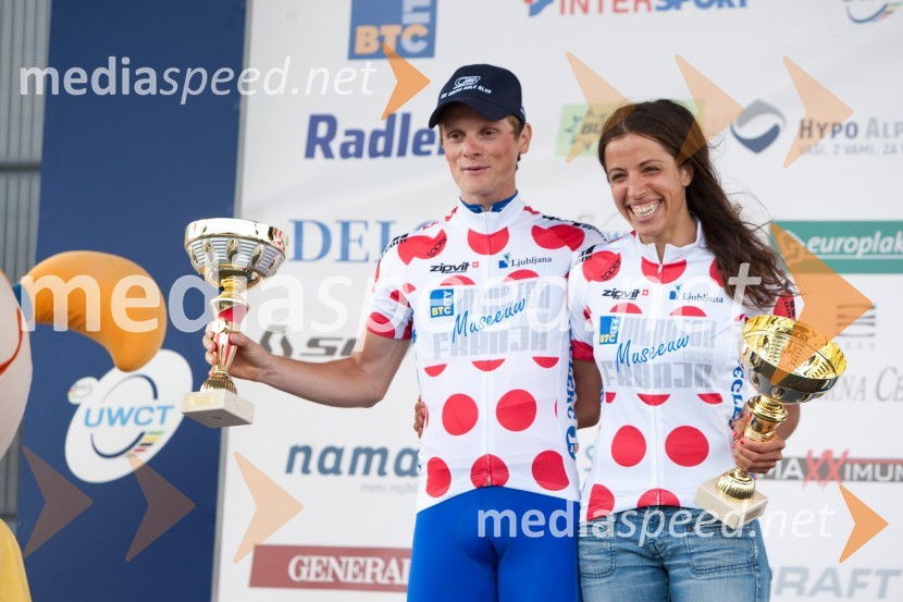 Tomaž Kališnik in Neža FlajsMaraton Franja 2012