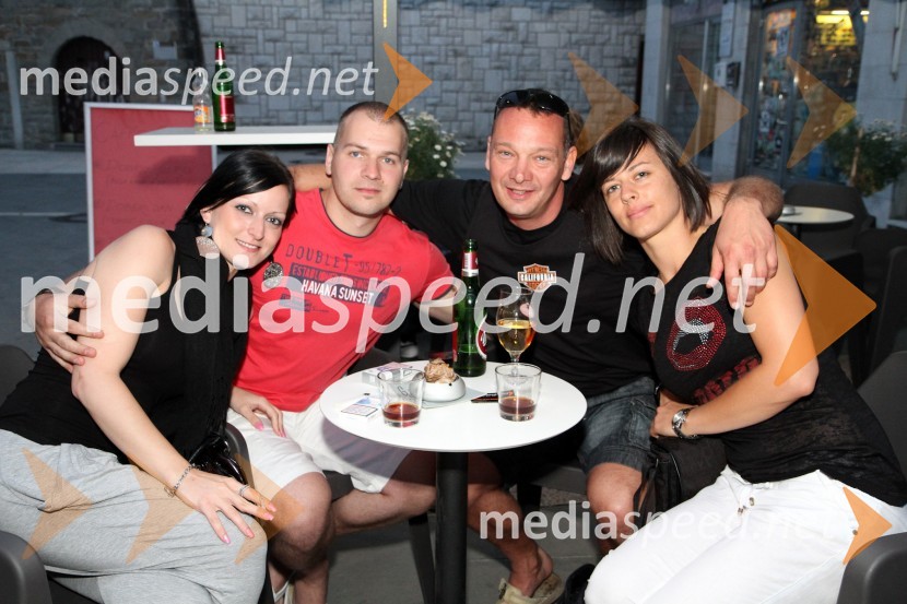 Tina Markežič, Danijel Sankovič, Goran Pavlovič in Airin BandeljIzbor za Miss fitness model Slovenije in Mister fitness Slovenije