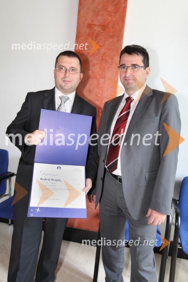 Dr. Andrej Krajnc, Fakulteta za elektrotehniko, računalništvo in informatiko UM in prof. dr. Marjan Heričko, Fakulteta za elektrotehniko, računalništvo in informatiko UMUniverza v Mariboru, promocija doktorjev znanosti