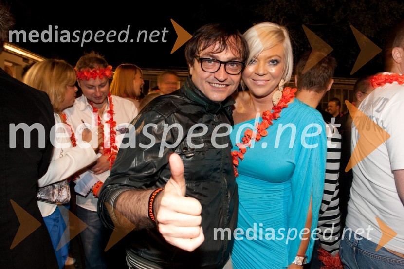 DJ Pero in Anita Lončar, Lepotni studio PriveExcessDNite, zabava v Litostroju