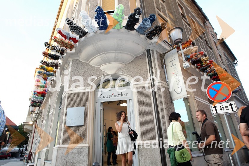 Vrtni palčki okupirali Maribor, galerija Hest