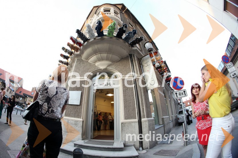 Vrtni palčki okupirali Maribor, galerija Hest