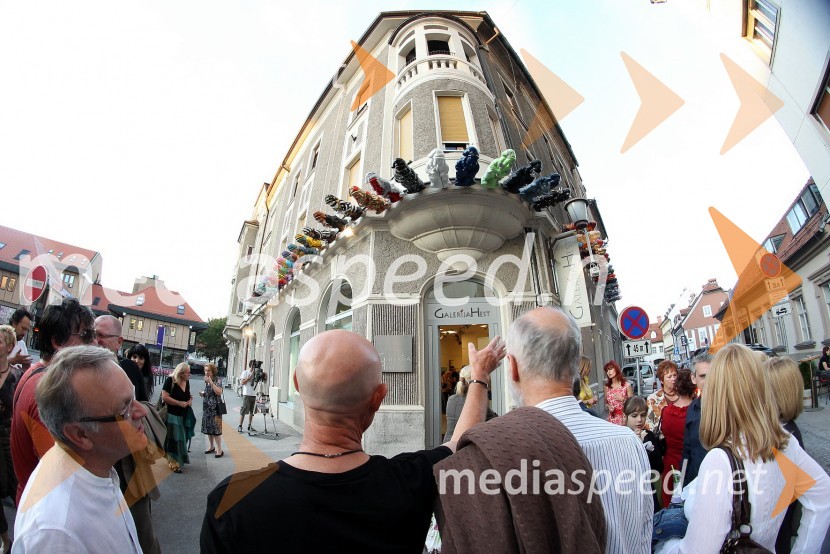 Vrtni palčki okupirali Maribor, galerija Hest