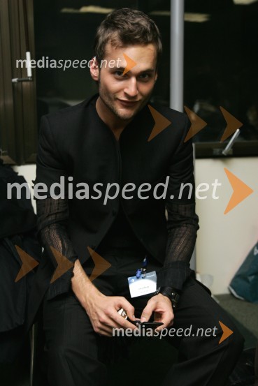 Jaka Jeler, manekenNaomi Campbell v Sloveniji na zabavi Diners Black Card