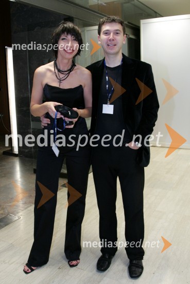 ... in Artur MužičNaomi Campbell v Sloveniji na zabavi Diners Black Card