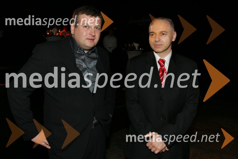 Tomaž F. Lovše in mag. Andrej Lovšin, predsednik uprave Intereuropa d.d.Naomi Campbell v Sloveniji na zabavi Diners Black Card