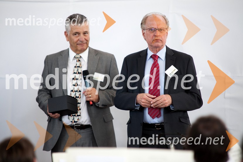 Franc Matjaž-Tičo Zupančič, predsednik Organizacijskega odbora Terra Parzival ter Karl-Erik Norrman, generalni sekretar Evropskega kulturnega parlamentaTerra Parzival se prebuja