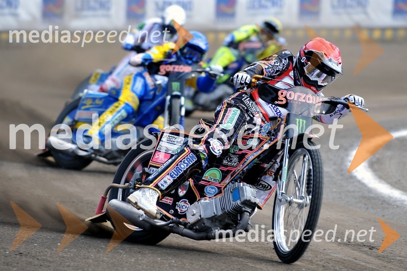 Martin Vaculik (Slk), Bartosz Zmarzlik (Pol) in Tomasz Gollob (Pol)Speedway, Grand Prix 2012, VN Poljske