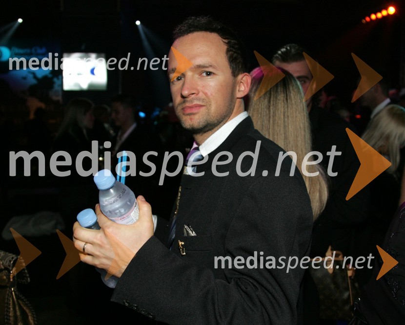 Igor Šajn, solastnik licence za Miss Hawaiian TropicNaomi Campbell v Sloveniji na zabavi Diners Black Card