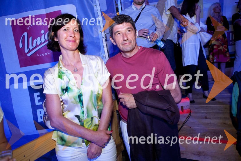 Julijana Batič in soprog Aleksander Batič, izvršni direktor NKBM za področje osrednje Slovenije20. Festival Lent, festivalsko dogajanje