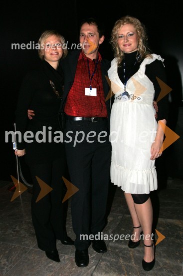 ..., ... in Nina Tomažin, PropiarNaomi Campbell v Sloveniji na zabavi Diners Black Card