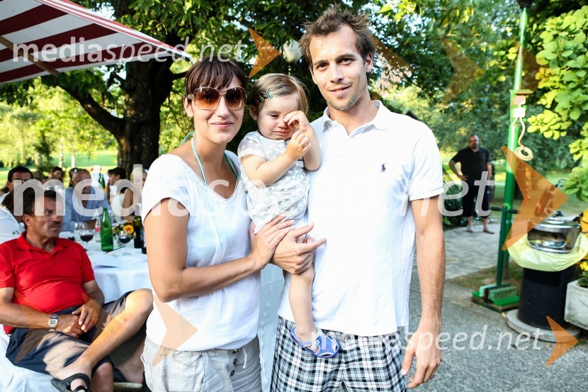 David Rodman, hokejist z družino2. dobrodelni golf turnir Anžeta Kopitarja