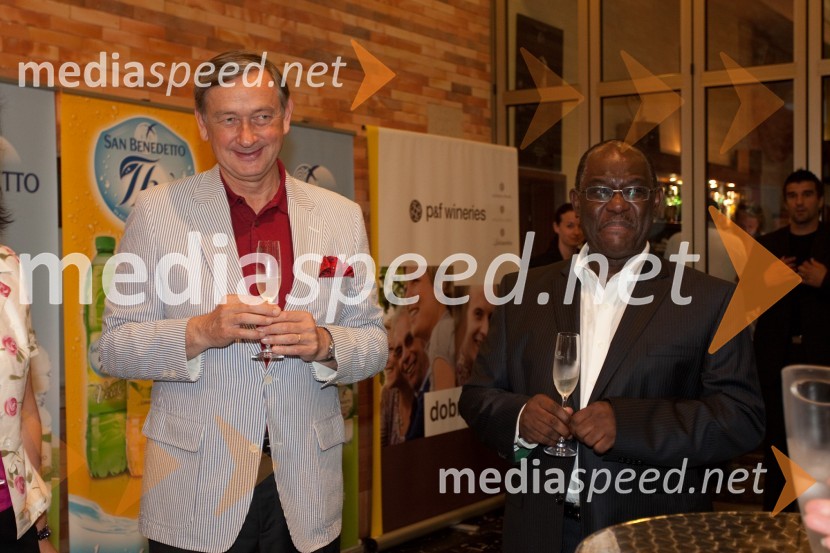 Dr. Danilo Türk, predsednik republike Slovenije in dr. Peter Bossman, župan občine Piran32. Festival Melodije morja in sonca