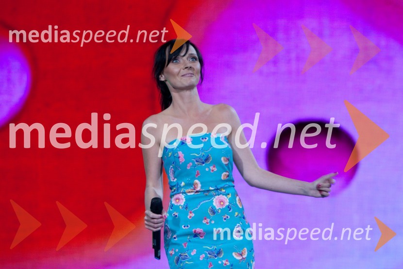 Petra Polak, pevka skupine Jazz Station32. Festival Melodije morja in sonca