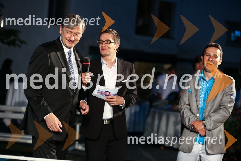Dr. Danilo Türk, predsednik Republike Slovenije, Saša Jerkovič, povezovalec prireditvePredstavitev slovenske olimpijske reprezentance