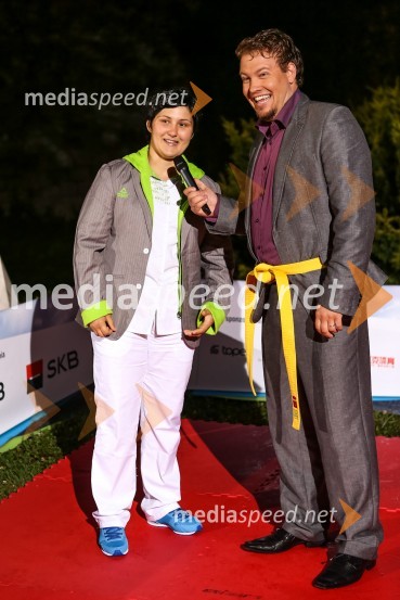 Lucija Polavder, judoistka, Miha MišičPredstavitev slovenske olimpijske reprezentance