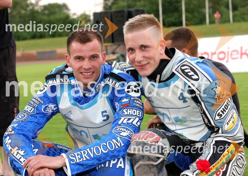 Matej Žagar in Kristjan Revinšek (AMTK Ljubljana)Speedway, Državno prvenstvo posameznikov