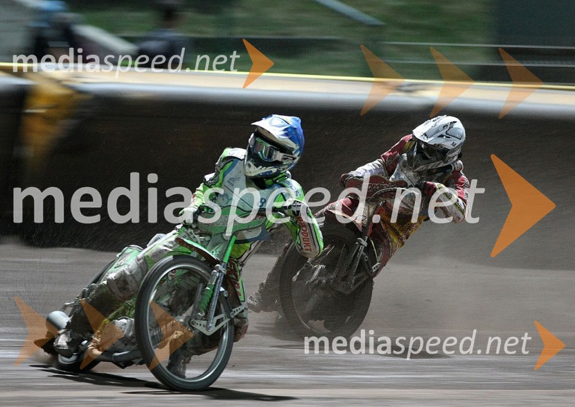 Maks Gregorič (AMTK Ljubljana) in Matic Ivačič (AMD Krško)Speedway, Državno prvenstvo posameznikov