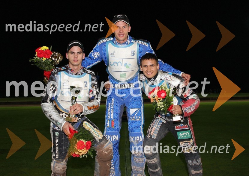 Jurica Pavlic (SK Unia Goričan), Matej Žagar (AMTK Ljubljana), Samo Kukovica (AMD Krško)Speedway, Državno prvenstvo posameznikov