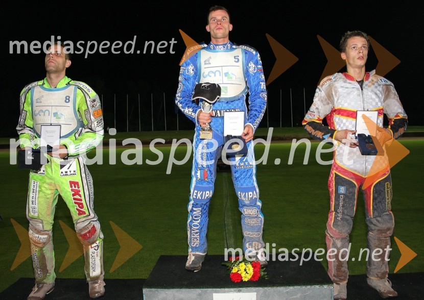 Jurica Pavlic (SK Unia Goričan), Matej Žagar (AMTK Ljubljana), Aleksander Čonda (ST Lendava)Speedway, Državno prvenstvo posameznikov