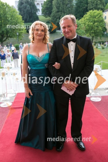 Prof. dr. Bojan Cestnik in soproga SonjaAnin ples 2012
