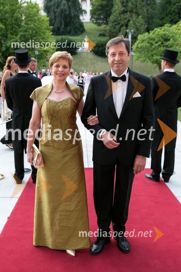 Martin Šinigoj in soproga Damijana
Anin ples 2012