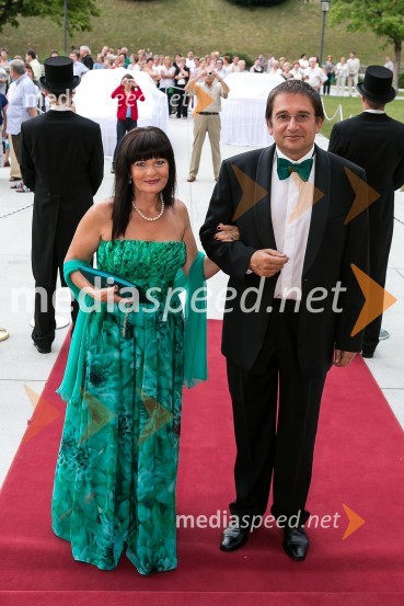 Edvard Šefer in soproga Majda
Anin ples 2012