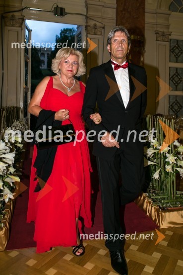 Janez Pavlin in soproga MilenaAnin ples 2012