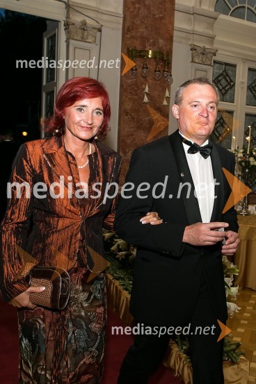 Aleksander Svetelšek in soproga SašaAnin ples 2012