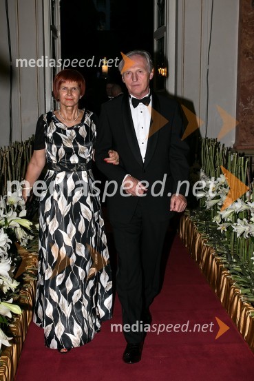 Otmar Zorn, guverner Rotary distrikta 1910 in in soproga SonjaAnin ples 2012