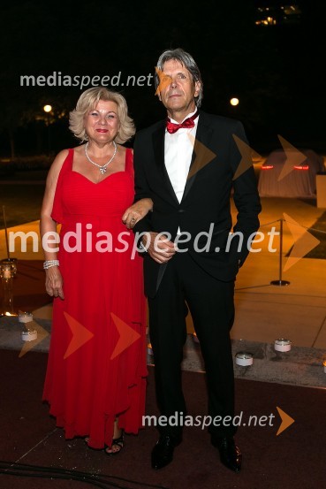 Janez Pavlin in soproga MilenaAnin ples 2012