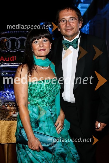 Edvard Šefer in soproga MajdaAnin ples 2012