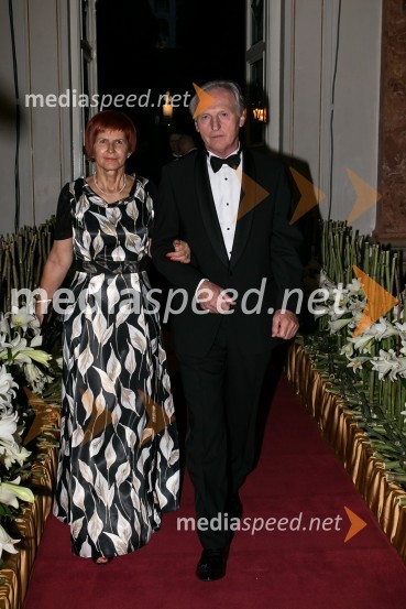 Otmar Zorn, guverner Rotary distrikta 1910 in in soproga SonjaAnin ples 2012