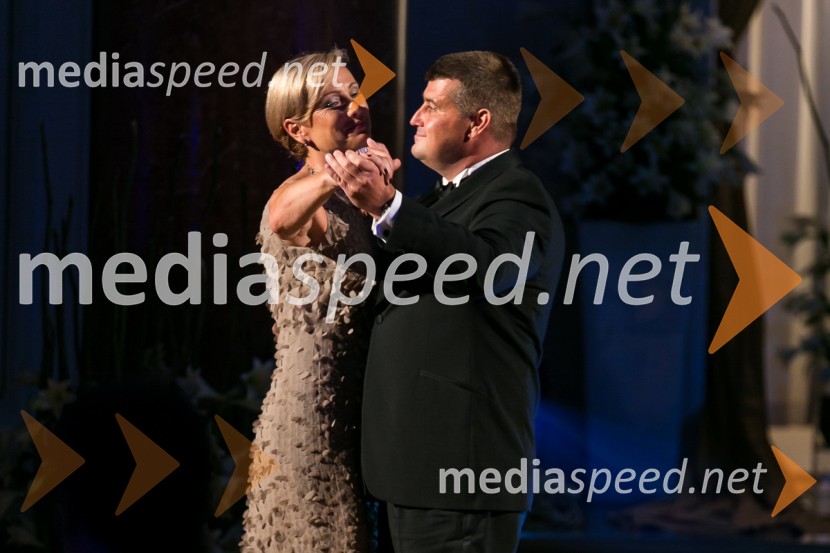 Janez Bijol, direktor podjetja Bijol d.o.o. in soproga IrenaAnin ples 2012