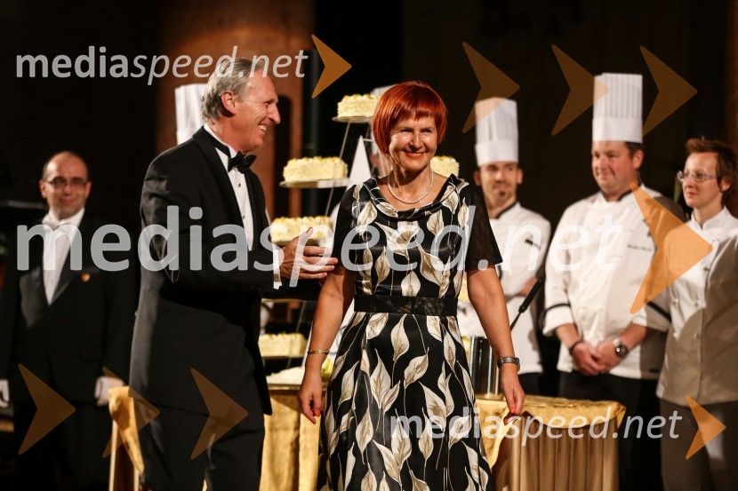 Otmar Zorn, guverner Rotary distrikta 1910 in in soproga SonjaAnin ples 2012