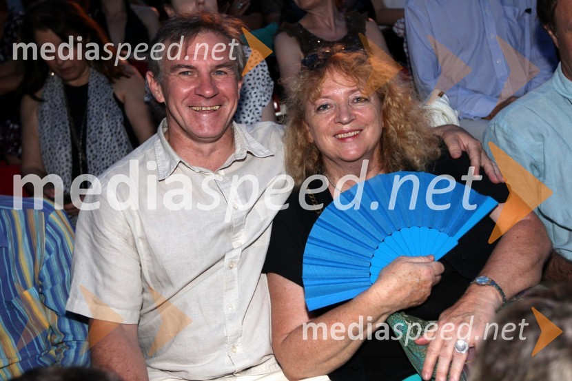 Bojan Sedmak in Alenka Cilenšek, igralkaOdisej, premiera mednarodne gledališke koprodukcije na Brionih