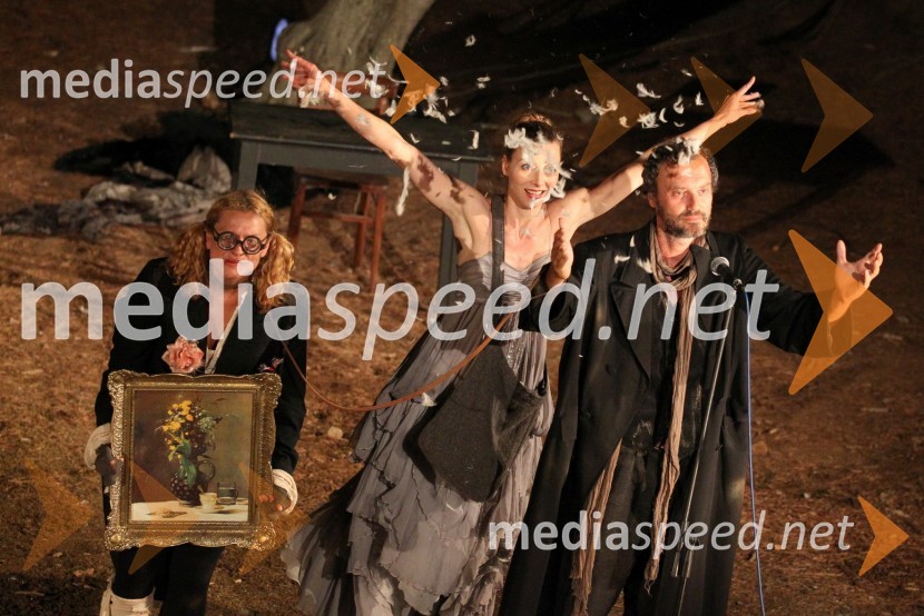 Prizor iz predstave OdisejOdisej, premiera mednarodne gledališke koprodukcije na Brionih