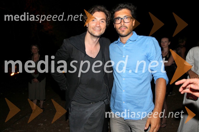 Branko Jordan, igralec in Sven Jonke, scenografOdisej, premiera mednarodne gledališke koprodukcije na Brionih