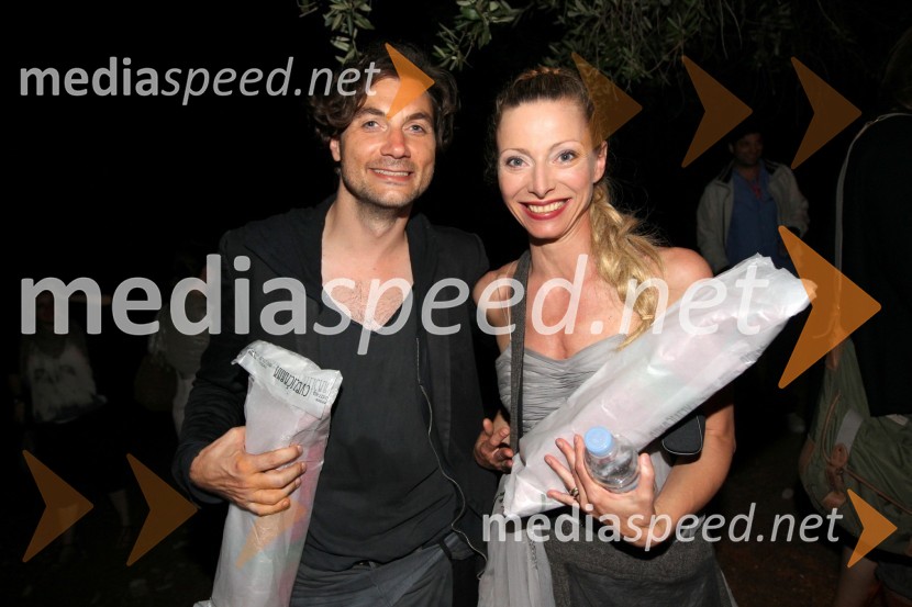 Branko Jordan in Nataša Matjašec Rošker, igralcaOdisej, premiera mednarodne gledališke koprodukcije na Brionih