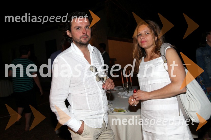 Peter Sotošek Štular, v. d. ravnatelja SNG Drama Ljubljana in Karmen Štular SotošekOdisej, premiera mednarodne gledališke koprodukcije na Brionih