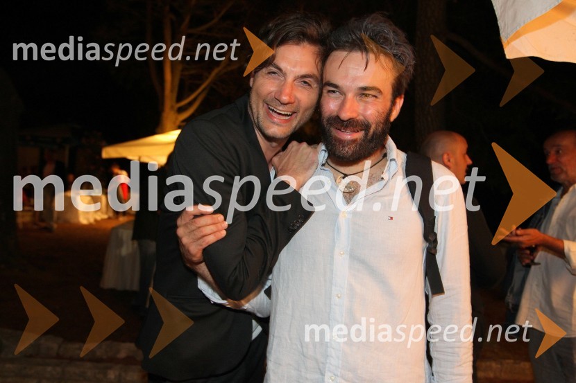 Branko Jordan, igralec in Ozren Grabarić, igralecOdisej, premiera mednarodne gledališke koprodukcije na Brionih