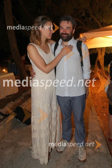 Dijana Vidušin in Ozren Grabarić, igralcaOdisej, premiera mednarodne gledališke koprodukcije na Brionih