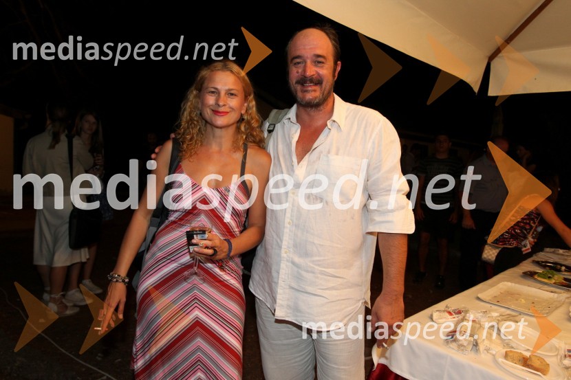 Jasna Đuričić in Boris Isaković, igralcaOdisej, premiera mednarodne gledališke koprodukcije na Brionih