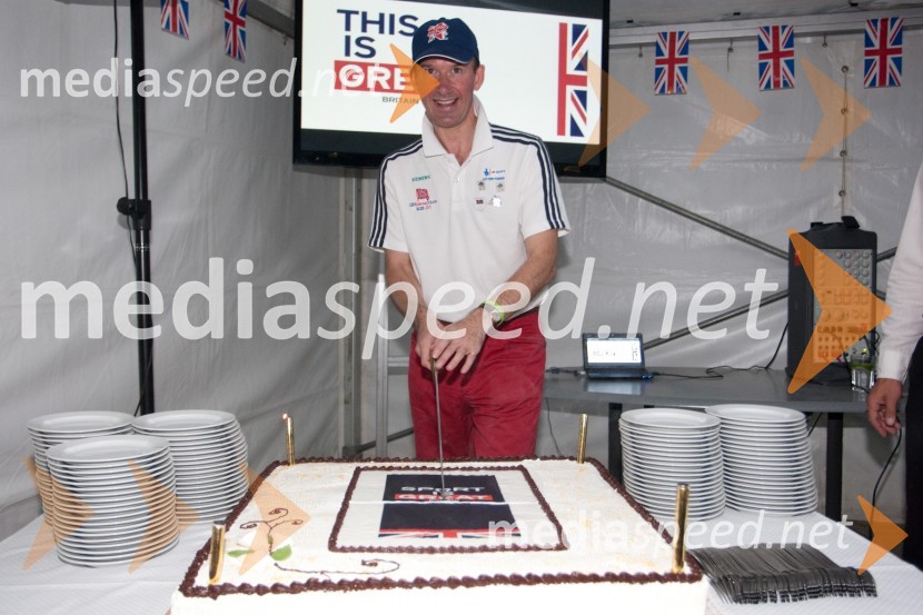 Andrew Page, veleposlanik velike Britanije v SlovenijiSprejem britanskega veleposlanika ob otvoritvi Olimpijskih iger v Londonu